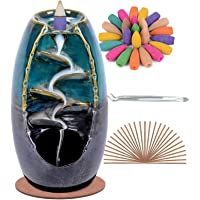 SPACEKEEPER Soporte para Quemador de Incienso de reflujo- Adorno de cerámica para aromaterapia- decoración del hogar con…